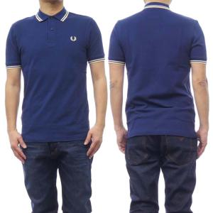 FRED PERRY フレッドペリー メンズ鹿の子ポロシャツ M3600 / TWIN TIPPED FRED PERRY SHIRT ネイビー /2024春夏新作｜tre-style