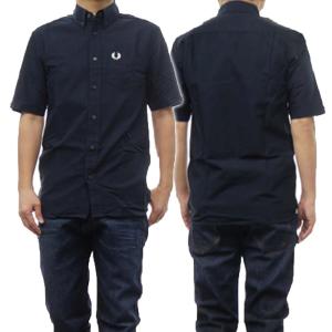 FRED PERRY フレッドペリー メンズカジュアルシャツ M5503 / OXFORD SHIRT ネイビー /2024春夏新作｜tre-style