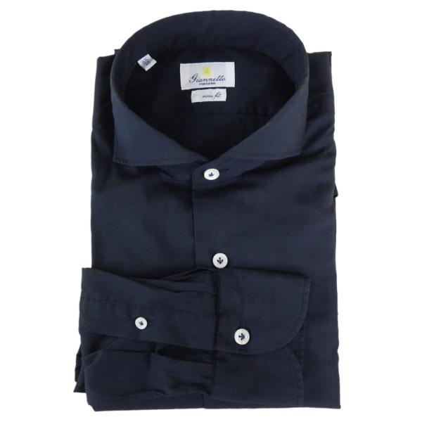 GIANNETTO ジャンネット メンズカッタウェイシャツ AC999 / VINCI FIT WA...