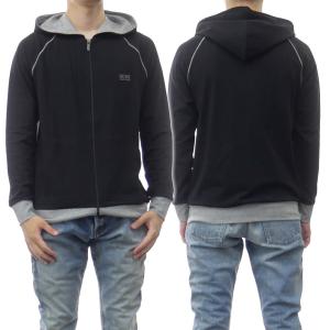HUGO BOSS ヒューゴボス メンズジップアップパーカー Mix&Match Jacket H / 50381879 10143871 ブラック