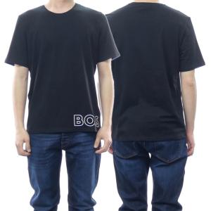 HUGO BOSS ヒューゴボス メンズクルーネックTシャツ Identity T-Shirt RN / 50465555 10143871 ブラック /2022春夏新作