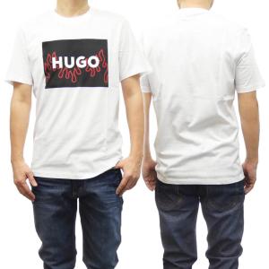 HUGO・HUGO BOSS ヒューゴボス メンズクルーネックTシャツ 50506989 10233396 / Dulive_U241 ホワイト /2024春夏新作｜tre-style