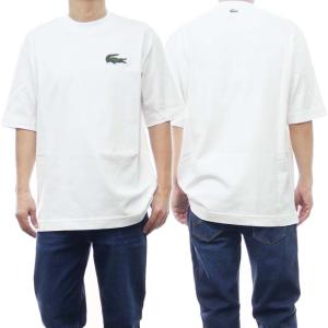 LACOSTE ラコステ メンズクルーネックTシャツ TH0062 ホワイト /2024春夏新作｜tre-style