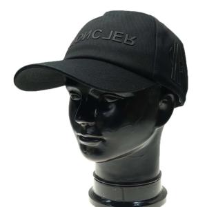 MONCLER モンクレール メンズキャップ 3B00002 04863 / BASEBALL CAP ブラック /2024春夏新作｜tre-style