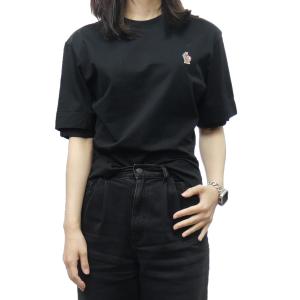 MONCLER ブラック ポロシャツ 半袖　レディースXS 美品モンクレール MONCLER モンクレール ポロシャツ レディース 半袖 コットン