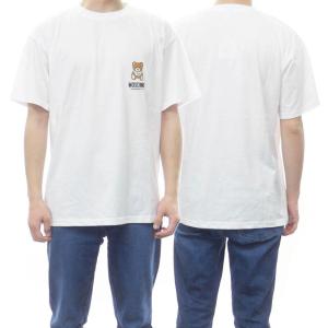MOSCHINO UNDERWEAR モスキーノアンダーウェア メンズクルーネックTシャツ A1923 8101 ホワイト｜tre-style