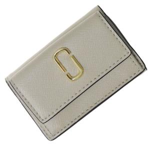 MARC JACOBS マークジェイコブス レディース三つ折り財布 THE SNAPSHOT MINI TRIFOLD / M0014492 ベージュ系マルチカラー