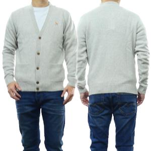 MAISON KITSUNE メゾンキツネ メンズカーディガン LM00507KT1006 / BABY FOX PATCH REGULAR CARDIGAN グレー｜tre-style