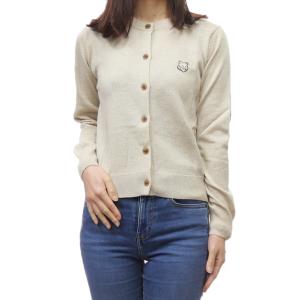 MAISON KITSUNE / カーディガン(薄手)/XS/ウール/BEG/無地/MW00507KT1036// MAISON KITSUNE◇カーディガン(薄手)/XS/ウール/BEG/無地