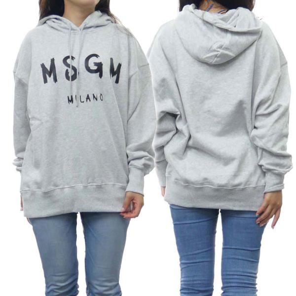 MSGM エムエスジーエム レディースプルオーバーパーカー 2000MDM515 200003 グレ...