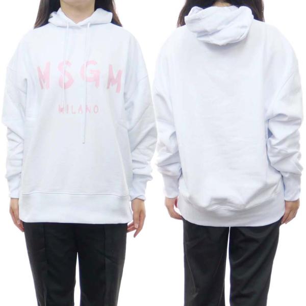 MSGM エムエスジーエム レディースパイル地プルオーバーパーカー 3541MDM515 23779...