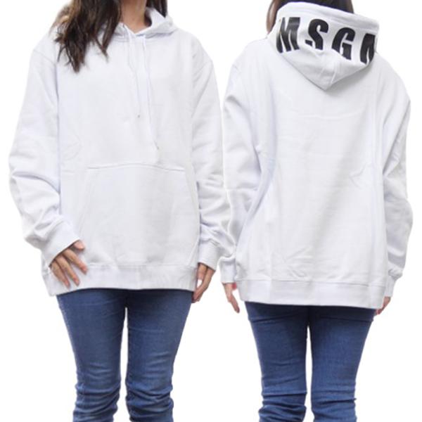 MSGM エムエスジーエム レディース裏起毛プルオーバーパーカー 2000MDM535 200001...