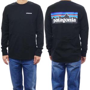 PATAGONIA パタゴニア メンズロングスリーブTシャツ 38518/M'S L/S P-6 LOGO RESPONSIBILI-TEE BLK ブラック /定番人気商品｜tre-style