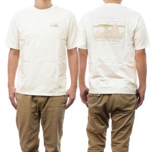 PATAGONIA パタゴニア メンズクルーネックTシャツ 37534/M’S 73 SKYLINE ORGANIC T-SHIRT BCW オフホワイト /2024春夏新作｜TRE STYLE