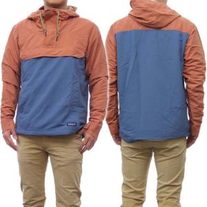 PATAGONIA パタゴニア メンズアノラックジャケット 26515/M’S ISTHMUS ANORAK（メンズイスマスアノラック）  UTB オレンジ×ネイビー /2024春夏新作｜tre-style