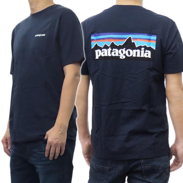 PATAGONIA パタゴニア メンズ クルーネックTシャツ 38504 / M’S P-6 LOG...