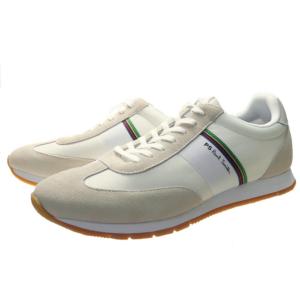 PS PAUL SMITH ポールスミス メンズローカットスニーカー PRINCE / M2S PNC09 ANYL ホワイト