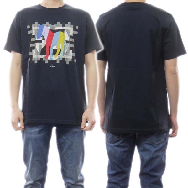 PS PAUL SMITH ポールスミス メンズクルーネックTシャツ M2R 011R HP3192...