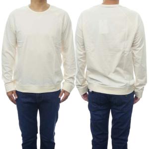 PAUL SMITH ポールスミス メンズクルーネックロングTシャツ M1A 2990K AU278B アイボリー｜tre-style