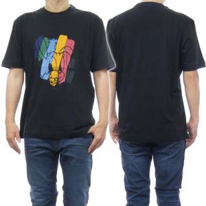 PS PAUL SMITH ポールスミス メンズクルーネックTシャツ M2R 675Y MP4538 ブラック /2024春夏新作｜tre-style