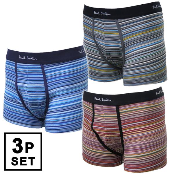 PAUL SMITH ポールスミス メンズボクサーパンツ 3PACK M1A 914 M3PKP グ...