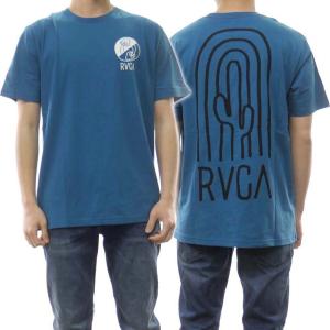 RVCA ルーカ メンズクルーネックTシャツ HI DEZ SLUB ST / BC041-252 ブルー｜tre-style