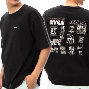 RVCA ルーカ メンズクルーネックTシャツ BE041238 / BILL BOARD SS ブラック /2024春夏新作｜tre-style