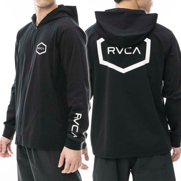 RVCA ルーカ メンズジップアップパーカー BE041800 / HEX LS SORF HOOD...