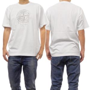 STONE ISLAND ストーンアイランド メンズクルーネックTシャツ 2RC87 ホワイト /2024春夏新作｜tre-style