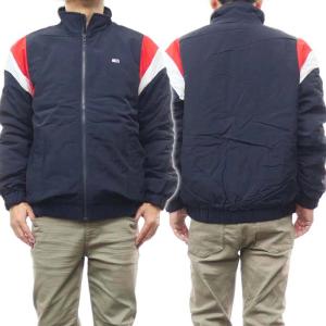 TOMMY JEANS トミージーンズ メンズ中綿ジャケット DM16580 ネイビー｜tre-style