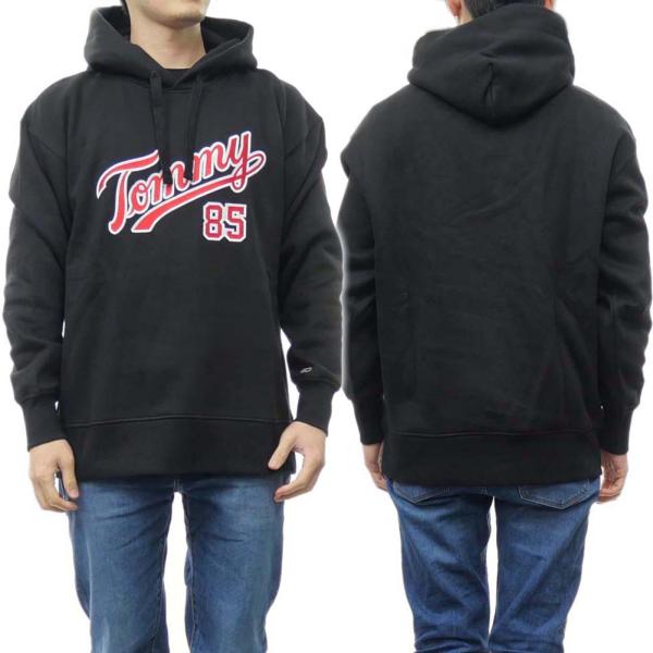 TOMMY JEANS トミージーンズ メンズプルオーバーパーカー DM0DM15711 ブラック