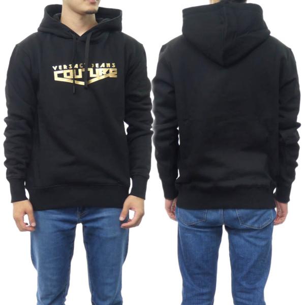 VERSACE JEANS ヴェルサーチェジーンズ メンズプルオーバーパーカー 73GAIT30 U...