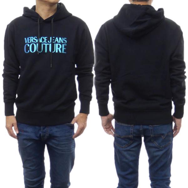 VERSACE JEANS ヴェルサーチェジーンズ メンズプルオーバーパーカー 75GAIG01 C...