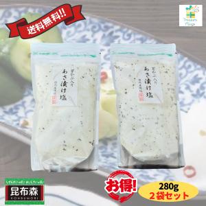 芽かぶ入りあさ漬け塩 280g お得な2袋セット 浅漬けの素 浅漬け塩 お買い送料無料 翌営業日出荷｜トレジャービレッジ