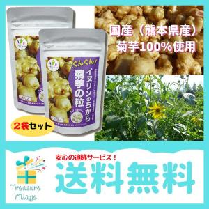 菊芋 イヌリン サプリ 国産 イヌリンのちから 菊芋の粒 180粒 2袋セット 送料無料 翌営業日出荷｜trea-villa