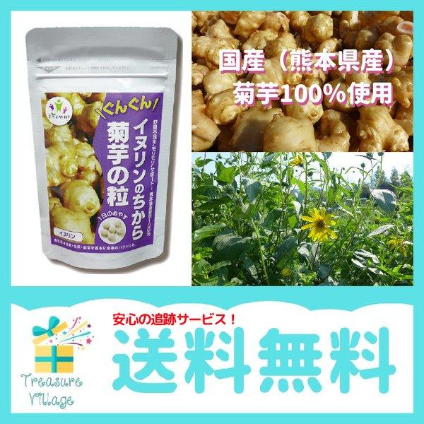 菊芋 イヌリン サプリ 国産 イヌリンのちから 菊芋の粒 180粒 1袋 送料無料 翌営業日出荷