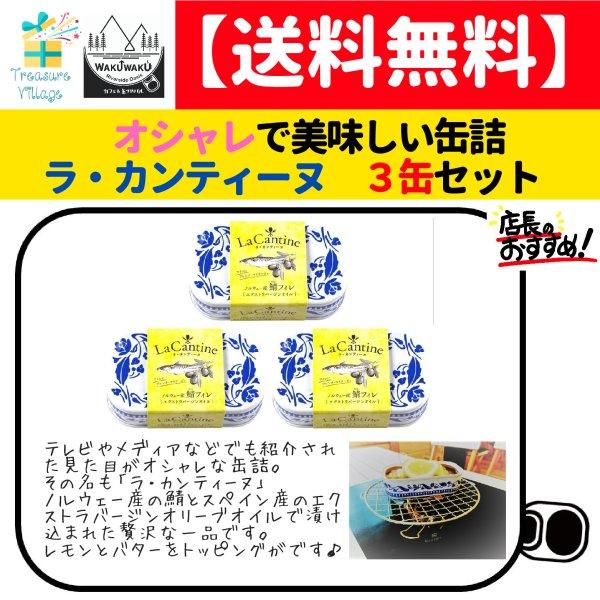ラ・カンティーヌ ラカンティーヌ さばフィレ エクストラバージンオイル 100g 3缶セット ノルウ...