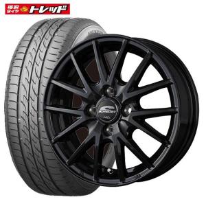 【送料無料】マルカサービス SCHNEIDER SQ27 4.5J-14  +45 100 4H ブリヂストン エコピア NEXTRY 155/65R14 夏タイヤ+アルミホイール4本セット 組込済｜tread-tire2011