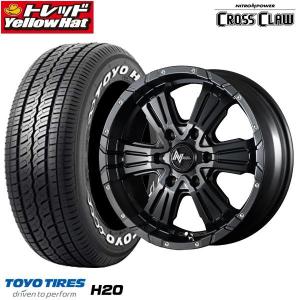 ハイエースバン ハイエースワゴン レジアスエースバン マルカ NITRO POWER CROSS CLAW 6.5J-17 +38 139.7 6Hトーヨータイヤ Ｈ20   215/60R17｜tread-tire2011