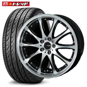 【送料無料】新品 夏タイヤ+ホイール 4本セット WEDS ANHELO CORAZON アネーロコラソン VEIN ヴェイン 8J-19 +35 5H 114.3 ピレリ P Zero Nero GT 235/40R19｜tread-tire2011