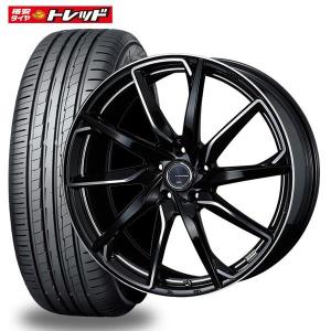 【送料無料】2018年製 新品タイヤ Weds ウェッズ レオニス グレイラα 7J-18 +47 5H 114.3 ヨコハマ BLUEARTH-A AE50 225/50R18 95W 4本セット サマータイヤ 夏｜tread-tire2011