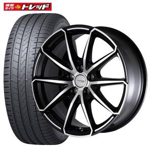 【送料無料】DOALL Algernon Sport M25S 7.5J-18 +48 114.3 5H マッドブラックポリッシュ ファルケン AZENIS FK510SUV 225/50R18 99W 4本セット価格｜tread-tire2011