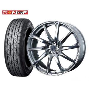 【送料無料】Weds ウェッズ レオニス グレイラα 6.5J-17 +53 114 5H ヨコハマ GEOLANDAR SUV G055 215/60R17 夏タイヤ+アルミホイール4本セット サマー 組込済｜tread-tire2011