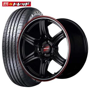 【送料無料】マルカサービス MID RMP RACING R60 7.0J-17 +48 114 5H WANLI H220 215/55R17 夏タイヤ+アルミホイール4本セット サマータイヤ 組込済｜tread-tire2011