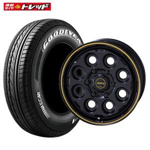 【送料無料】共豊 KYOHO PPX MIL:8 6.0J-15 +33 139 6H グッドイヤー EAGLE #1 NASCAR 195/80R15 夏タイヤ+アルミホイール4本セット サマータイヤ 組込済｜tread-tire2011