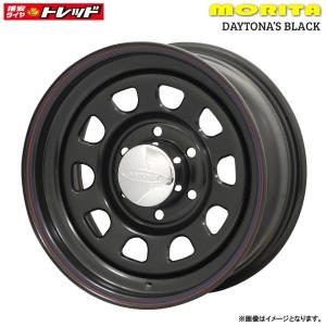 【2本以上送料無料】森田システム DAYTONA’s デイトナ BLACK 7J-16 +35 139.7 6H ブラック 100系、200系ハイエース レジアスエース｜tread-tire2011