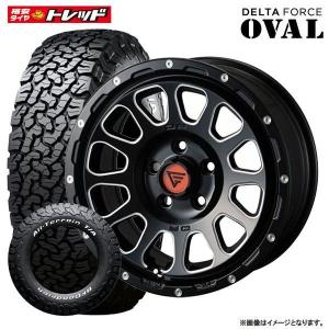 【送料無料】DELTA FORCE オーバル 7J-16 +35 114 5H BF All-TerrainT/AKO2 グッドリッチ 215/70R16 夏タイヤ+ホイール4本セット デリカD:5 アウトランダー等に｜tread-tire2011