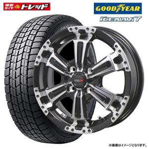 【送料無料】2021年製 グッドイヤー ICENAVI7 アイスナビ7 155/65R14 VENES SUV BKP 4.5J-14 +45 4H 100 冬タイヤ アルミホイール 4本セット スタッドレス｜tread-tire2011