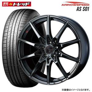 【送料無料】WEDS LEONIS SV 1770+42 5H114.3 BMC1 ＆ アロースピード AS-S01 215/50R17 95W XL サマータイヤ 4本セット価格 ドレスアップ｜tread-tire2011