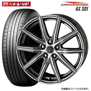 【送料無料】共豊 STEINER SFG 1770+48 5H114.3 SBC/P ＆ アロースピード AS-S01 215/55R17 98W XL サマータイヤ 4本セット価格 ドレスアップ｜tread-tire2011